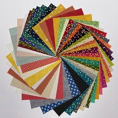 10″ Layer Cake Squares Assortment: DOTS / SPOTS Prints 40+ pieces USA NIP