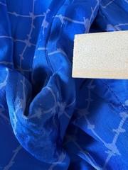 3 Piece Silk Fabric Lot Upcycle Sewing Craft Repurpose Textile AS IS