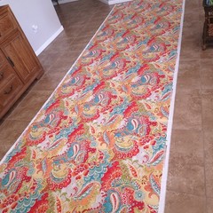 Richloom Fabric Home Decor 5 Yards Multicolor Paisley Floral Screen Print 54″ W