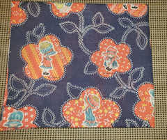 VINTAGE HOLLY HOBBY FABRIC 2 YARDS 9 INCHES