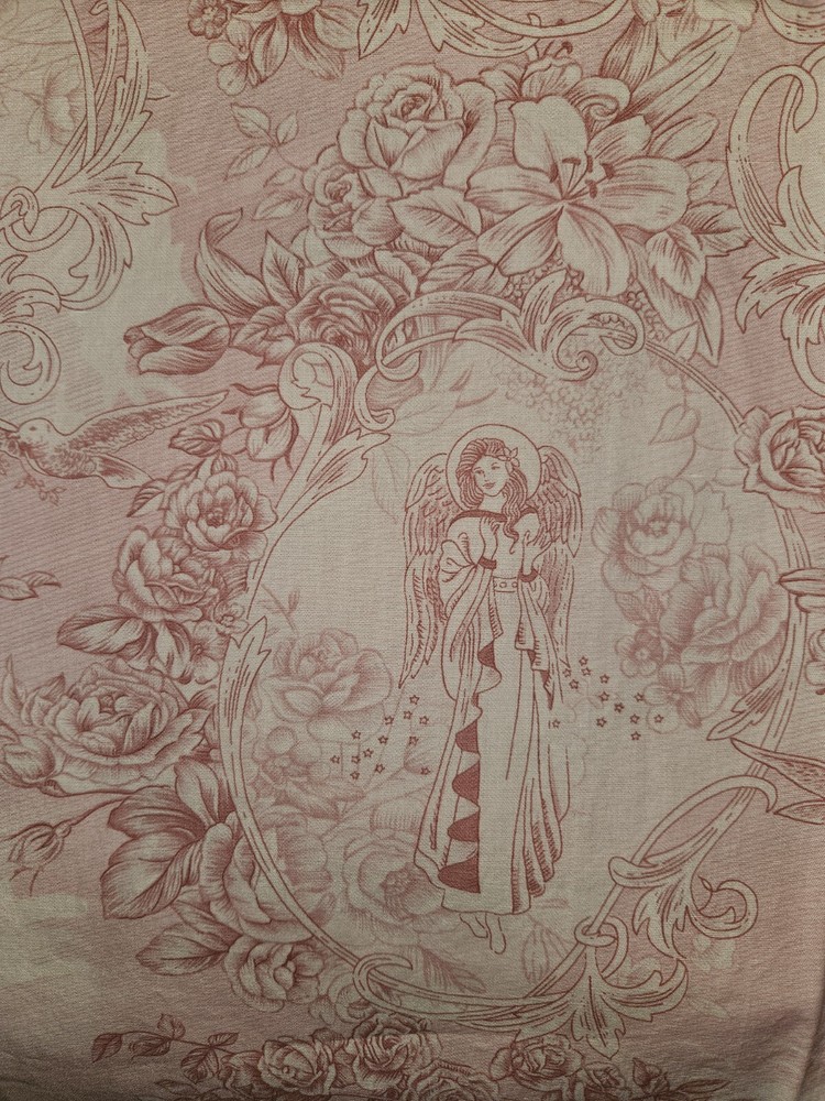 HTF In The Beginning Cotton Fabric Angel View Gardens Lynnea Washburn 3 Yards