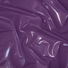 NON TOXIC SHINY GLOSSY PU VINYL PLEATHER GOTHIC FETISH DRESS CATSUIT VIOLET 54″W