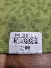 NWT Material Green 18×21 Design By the Piece Leaves Print