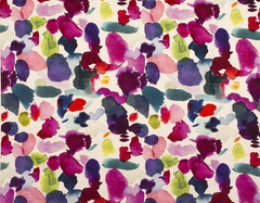 BLUEBELLGRAY CURTAIN FABRIC DESIGN PHILIPPE 4 METRES MULTICOLOURED 100% LINEN