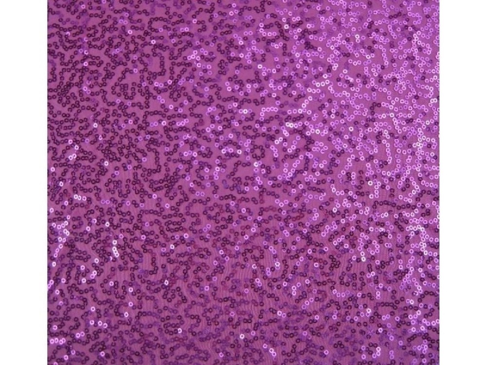 Luxury Sequin Dance Wear Stretch Fabric Material – FUCHSIA