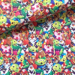 Disney Characters Group Faux Leather Sheet A4 20x30cm