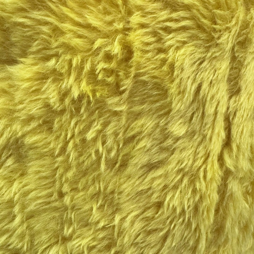 Faux Fur Fabric – Golden Yellow(#FFL12) – By the Yard