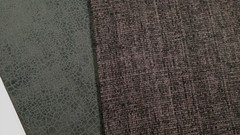 Halloween Black Gray Polka Dot Primitive Calico Cotton Quilt Fabric Scrap Lot