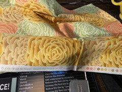 Kaffe Fassett ROSETTE YELLOW GP112 1 Yard original issue Cotton Quilt Fabric