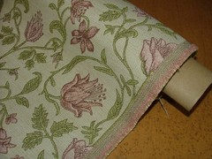 Jacquard Curtain Upholstery Fabric ARCHIVE COLLECTION FADED ROSE Cushion Blind