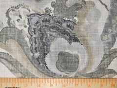Diantha in Dune 54″ Wide P Kaufmann Linen / Rayon Slub Grey Jacobean