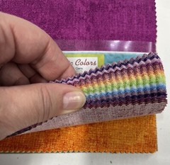 Magic Colors ~ 42 5″ Squares ~ Wilmington Prints ~ Bright Rainbow Cham Pack