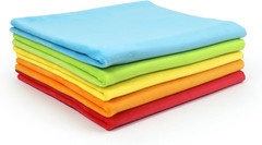 Plush Fabric | Precut Fabric Bundle: 5 Pieces Solid Minky Fabric for Sewing | 19
