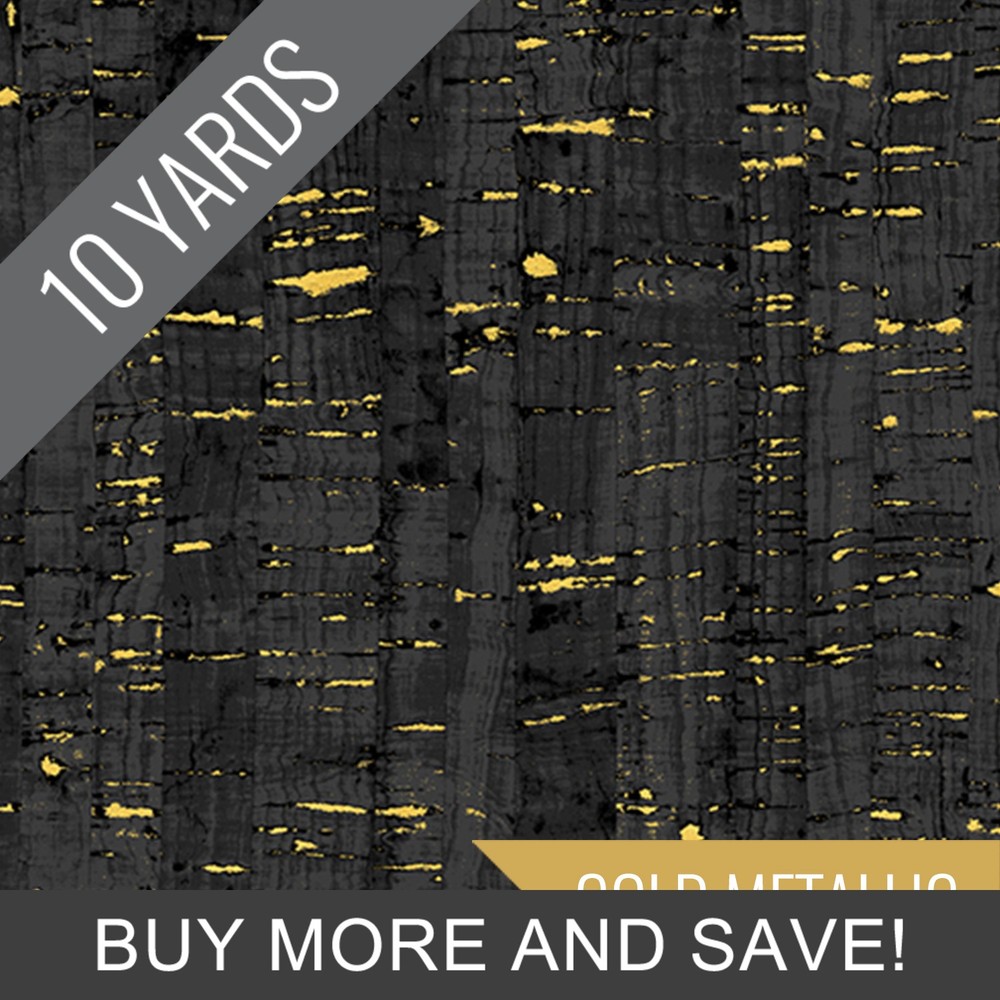 Uncorked in Black Metallic – 10 Yard Bolt by Hawthorne Supply Co