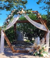 White Wedding Arch Draping Fabric 29″ 1 Panel (29'' x 20Ft),