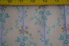 By 1/2 Yd, Lavender, Teal & Peach Pastel Floral Quilt Cotton, RJR/”Hatbox”,B1139
