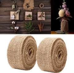 Burlap Fabric Roll 10 Yards Natural Jute Ribbon DIY Craft Home Decoration