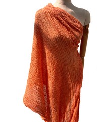 Unique Natural Fabrics: Funky, Sheer, Textured Cotton Linen,Fabric By 2 Meters.