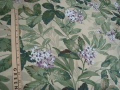 1 of 4 yds SOLARIUM Outdoor Fabric Polyester Canvas 7907 Purple Botanic 54″x 36″