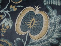 2 Metres iLiv Cantaloupe Navy Velvet Curtain Upholstery Cushion Blind Fabric
