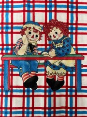 VTG Daisy Kingdom # 1756 Raggedy Ann & Andy “Back to School Applique” BTFQ
