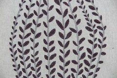 HARLEQUIN CURTAIN FABRIC DESIGN “Betula” 3 METRES SLATE & CHOCOLATE EMBROIDERED