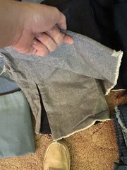Large Lot Of Old 50s-80s Denim Fabric Pounds & Pounds