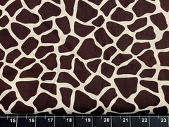 Tina SCRAP 9″x21″ Giraffe Animal Wild Fur Print Safari Zoo Cotton Fabric
