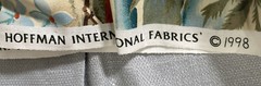 Hoffman International Fabric Hawaiian Island Hula Girl Palm Trees BTY X 42″