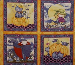 AVLYN Fabric – HAPPY HAUNTING – 23″ PANEL