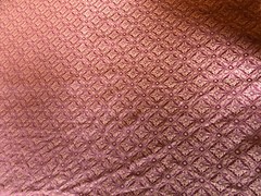 Burgundy Wine Red Gold Upholstery Fabric Brocade Geometric Classic 102″ x 56″