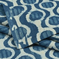 20 Yard Hand Block Art Flower Print Cotton Indian Natural Sanganeri Print Fabric