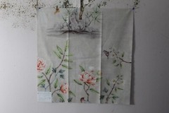 Bailey & Griffin, Floral Rivalry, Birds and Butterflies, 25.50″ W X 25.50″ L