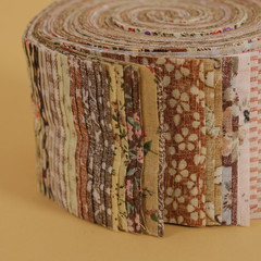 Jelly Roll Fabric 40 Strip Assorted Bundle Precut Cotton Quilting Strips 2.5″ X