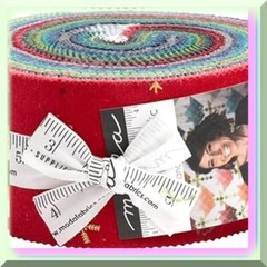 40 Metallic Ombre Jelly Roll Fabric Strips