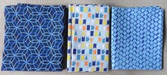 25 Fat Quarters, Assorted Geometric Patterns, Multicolor 18″x21″ Cotton Fabric 2