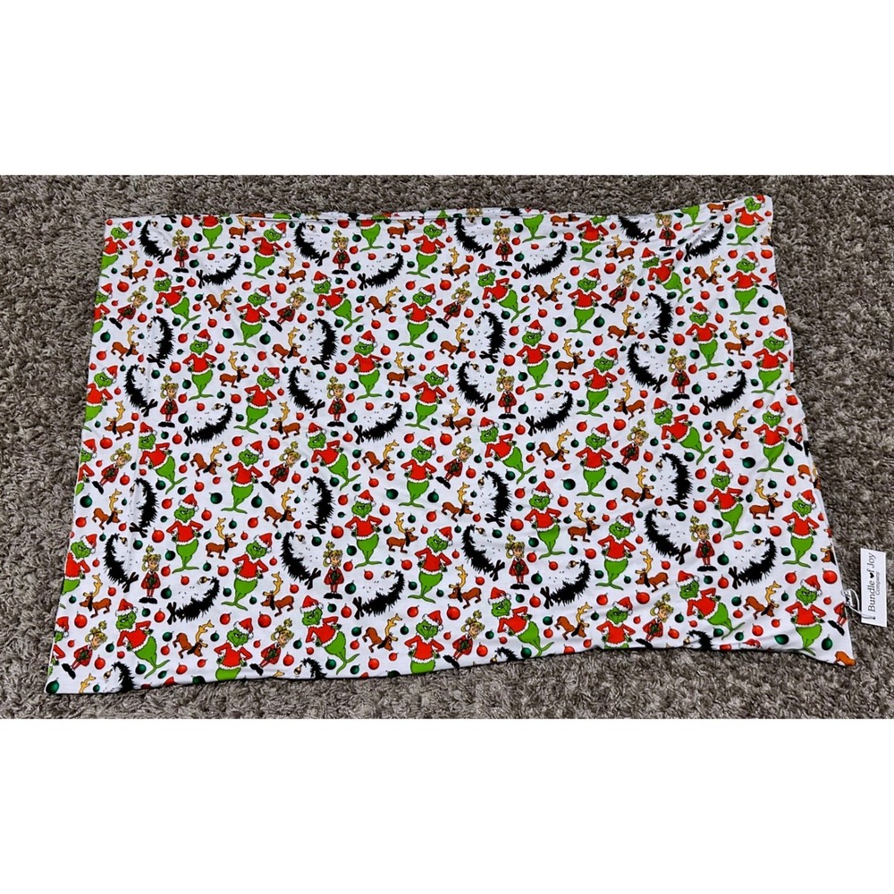 Bundle of Joy Company Grinch Christmas All Over Print pillow case soft White