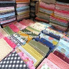 Pre-Cut Fat Quarters 1/4’s By Riley Blake Cotton Fabric. $3.99 Ships Any Amount