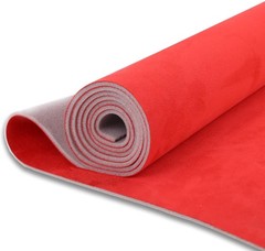 Cost-Effective 96″ x 60″ Red Suede Headliner Material with Foam – Durable & Soft