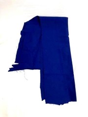 Lot of 4 Navy Blue Garbardine Fabric Remnants for Sewing Crafts 19″-65″