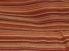 Upholstery / Pillow Fabric 23”x56.5” Fall Autumn Color Striped Pattern Warm