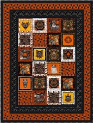 Free Spirit – Costumes & Cobwebs – Ink Blot – Black, Fabric BTY
