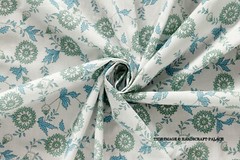 Indian Hand Block Print Running Loose Fabric Cotton Clothing Craft Floral 5 Yard