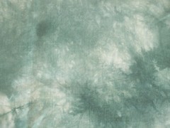 1 yard yd prewashed GREEN MOTTLED Hand dyed BATIK cotton quilt fabric OOP vtg