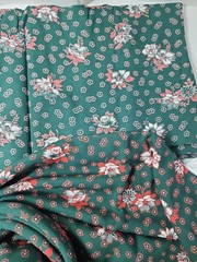 2x Floral Print Batik? Fabric Cotton Rayon Quilt Sewing Craft 36″ X 3yds Total