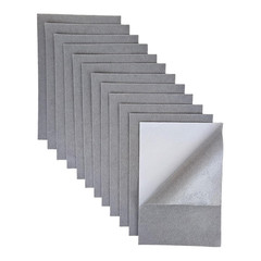 Jtnohx Self Adhesive Felt Sheets, 12 Pieces Felt Fabric with Adhesive Backing, 8