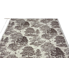 COVINGTON YELLOWSTONE DRIFTWOOD HORSE DEER TOILE LINEN FABRIC BY YARD 54″W