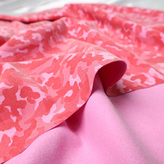 Printed Suede Scuba Double Knit Fabric, Camo/ Apparel Fabric, By the Yard