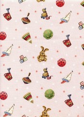 8 Piece Fat Quarter Bundle 100% Cotton Fabric Nursery Themed