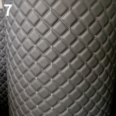 DIY Faux Leather Fabric Diamond Thick Quilted Sponge Back Car Interior Material